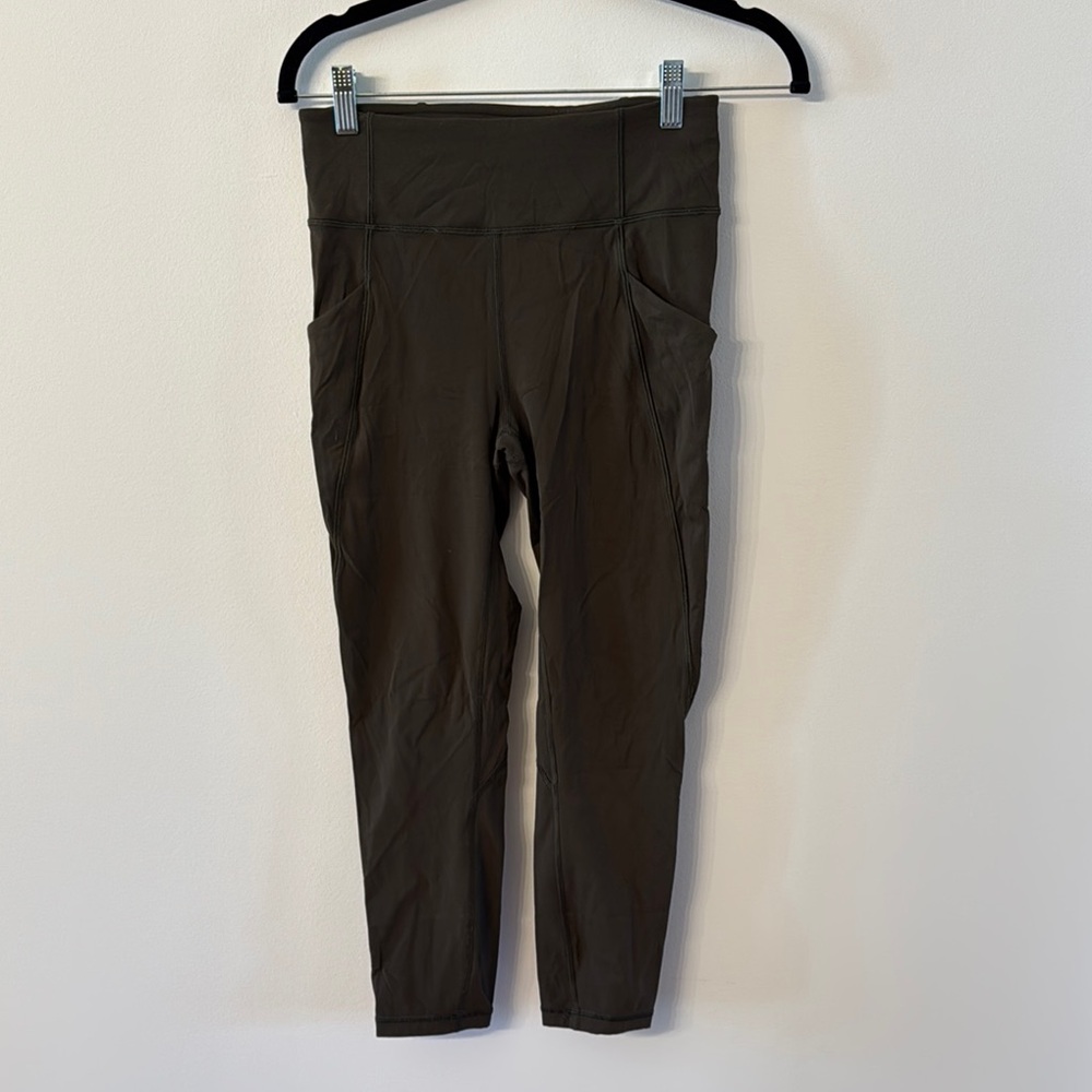 Lululemon Athletica Dark Olive Leggings